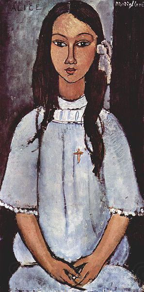 Amedeo Modigliani Alice Norge oil painting art